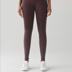 Lululemon Wonderunder Highrise Ombre Leggings